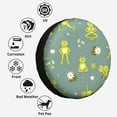 thumbnail image 6 of Kll Cute Yoga Frogs Tire Cover,Universal Wheel Tire Cover For Trailer, Rv, Suv, Truck,Camper And Many Vehicle,(15 Inch), 6 of 7