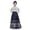 Blue, variant on Toddler Retro Dress For Girls Horse Face Skirt Retro Classical Style Short Sleeve Ancient Comfort 3-4Y
