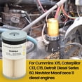 thumbnail image 2 of 12pcs For FleetGuard Fuel Filter with Water Separator FS19763 7micron, 2 of 5