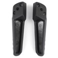 thumbnail image 4 of Black Rear Footrests Foot Pegs Aluminum Passenger For Kawasaki ZX6R 03-12 ZX-10R, 4 of 5