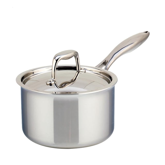 Meyer SuperSteel Casserole en Acier Inoxydable Tri-Plis avec Couvercle - 1,5 L