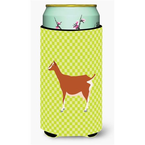 Toggenburger Goat Green Tall Boy Beverage Insulator Hugger