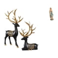 thumbnail image 1 of Escultura De Resina De Reno Y Alce Y Figura De La Virgen María Lutero Para Mesa, Gabinete, Oficina, Coche, Inauguración De La Casa, Boda., 1 of 8