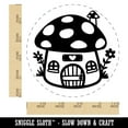 thumbnail image 2 of Cute Mushroom Gnome Home Rubber Stamp for Scrapbooking Crafting Stamping - Large 1-1/4 Inch, 2 of 7