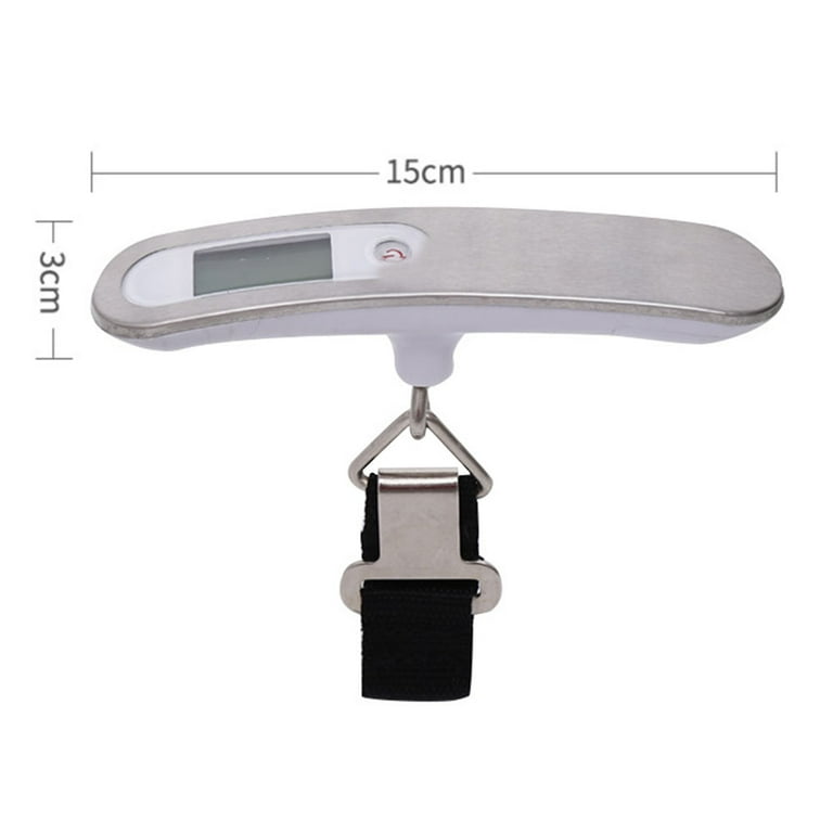 Digital Luggage Scale Portable Hanging Baggage Scale Travel Scale Luggage Weight Suitcase Scale Digital Handheld White Walmart