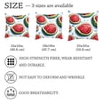 thumbnail image 4 of 2 Pack Cute Watermelon Pattern Throw Pillow Covers 20x20 Inch, Square Farmhouse Pillowcase, Velvet Cushion Case for Sofa Bedroom Home Decor, 4 of 7