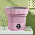 thumbnail image 3 of GoldHub 6L Foldable Washing Machine Portable Mini Washer with One-Click Dehydration Travel Laundry Machine for Underwear Baby Clothes Small Items Foldable Washing Machine for Apartments Camping Travel, 3 of 10