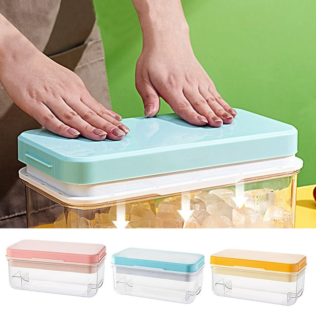 Fiudx Bandeja de Hielo, Máquina de Hielo de Silicona, Fácil Liberación de Hielo, Sabores de Hielo Personalizables, Whisky, Cócteles, Infusiones de Frutas, Apto para Refrigerador y Congelador, Verde,