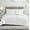 White, variant on American Home Collection Comforter Set - Extra Soft Microfiber - 3 Piece Comforter and Pillow Shams Set - Full/Queen, White