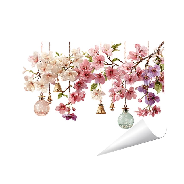 Static Cling Window Sticker Reusable Decorative Translucent Film for Home Glass Window Classroom Seasonal Celebration
