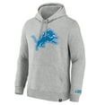 thumbnail image 2 of Men's Fanatics  Heather Gray Detroit Lions Legacy Fleece Pullover Hoodie, 2 of 7