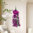 thumbnail image 7 of Yaoyar Artificial Fake Hanging Plants Flowers Basket for Outdoor Spring Summer Decorarion, UV Resistant Faux Plastic Fabric Silk Flowers Rose for Indoor Outside Garden Porch Patio Balcony Decor, 7 of 7