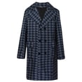 thumbnail image 1 of Chaqueta de abrigo para hombre con estampado de moda y cuello de traje de longitud media de invierno para hombre Pompotops oipoqjl21819, 1 of 1