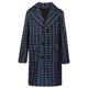 thumbnail image 1 of Chaqueta de abrigo para hombre con estampado de moda y cuello de traje de longitud media de invierno para hombre Pompotops oipoqjl21820, 1 of 9