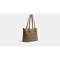 thumbnail image 3 of COACH Women's Gallery Leather Tote Khaki Saddle, 3 of 4