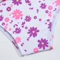 thumbnail image 7 of Toddler Girl Swim One Piece Swim Suits for Girls 8-10, Girls Long Sleeve Swimsuit With Floral Print Bikini Style Swimsuit And Headband for Sun And Beach Play, 7 of 7