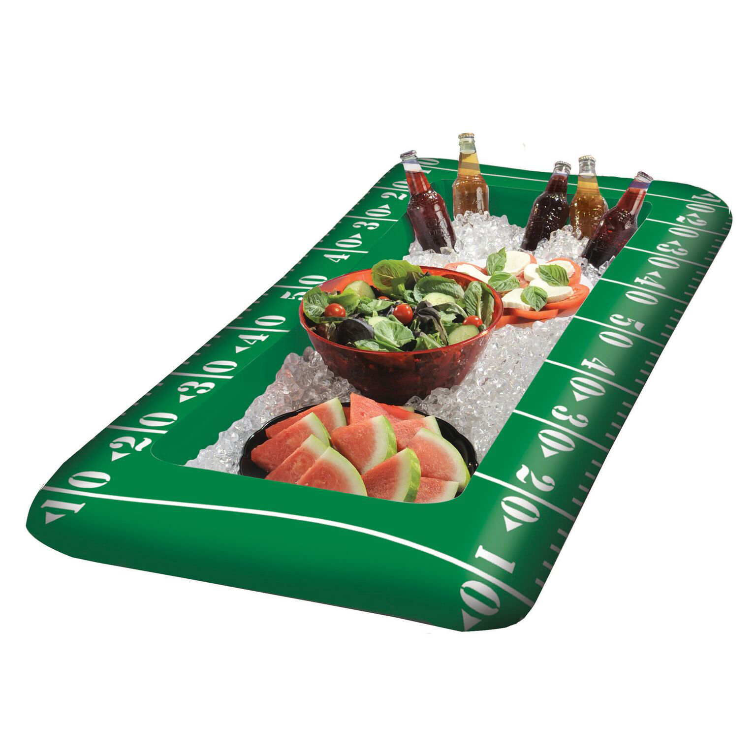inflatable football buffet cooler