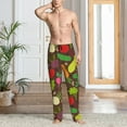 thumbnail image 2 of Naloa Cartoon Vegetables Pajama Pants Men, PJ Bottoms, Sleep & Lounge Pants-Large, 2 of 6