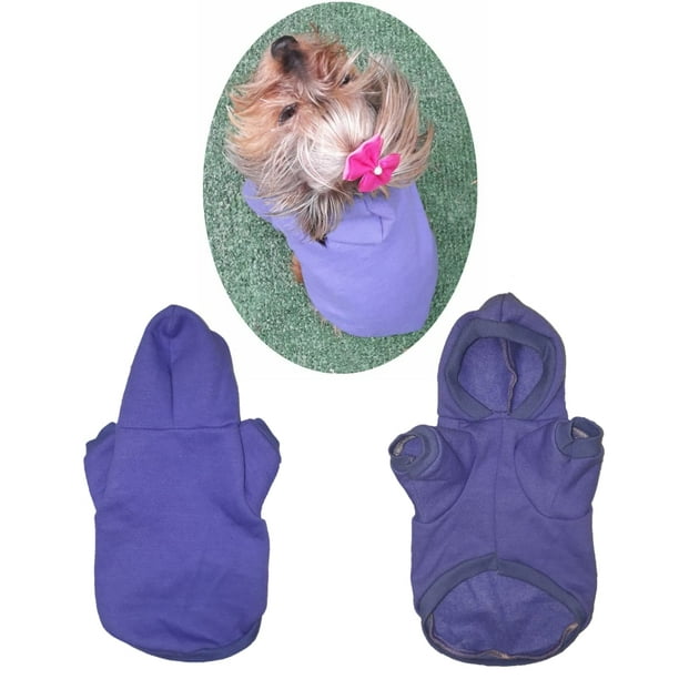 Sudadera para perro o gato Mi Baúl Lila Talla 0