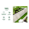 thumbnail image 2 of Vita 30" L x 79" H London Vinyl Trellis, White, 2 of 5