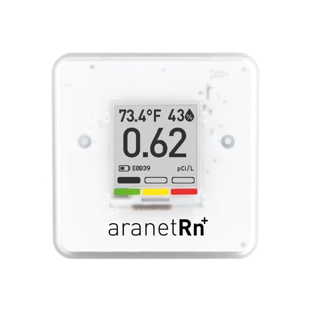 Detector de radón Aranet SAF para el hogar: medición de 10 minutos