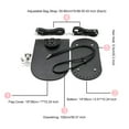 thumbnail image 2 of lionlar 7Pcs/Set Leather Bag Bottom Base Drawstring Strap Bag Buckle Shoulder Bag Making Black, 2 of 8