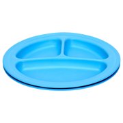 Green Eats Divided Plates 2-Set - Blue