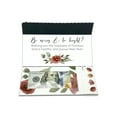 thumbnail image 7 of ZipGifts Holiday Card | Zip-Open Money Holder w/Clear Plastic Window for Cash, Check, & Gift Card (Holiday | Floral - Happy Holidays), 7 of 7