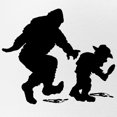 thumbnail image 2 of CafePress - Sasquatch Hiker Silhouette - Adjustable Unisex Printed Trucker Hat with Mesh Back, 2 of 8