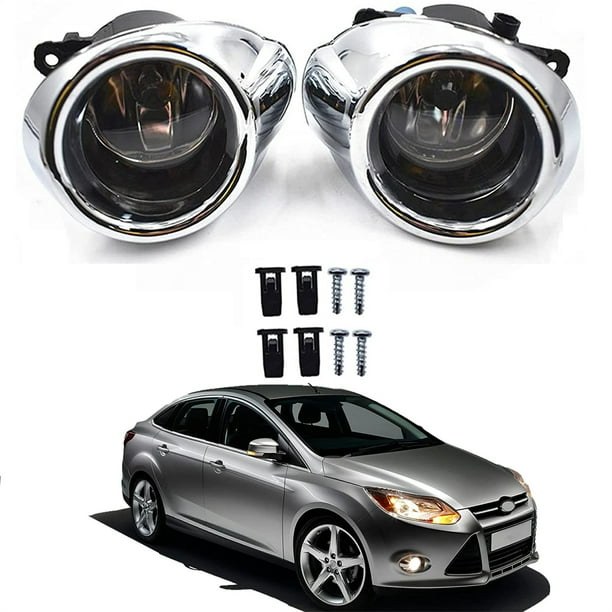 Genrics Driving Fog Lights Bumper Lamps+Bulbs For 2012 2013 2014 Ford Focus