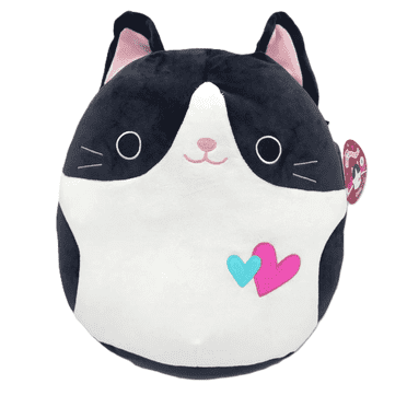 Squishmallows 14 inch Cicely the Tuxedo Cat Valentines - Child's Ultra Soft Stuffed Plush Toy