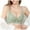 Green, variant on MDUKONU Women’s Bras Wireless Jelly Bras for Women No Underwire with Support Red 80AB
