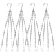 thumbnail image 1 of Paquete de 4 cadenas colgantes con ganchos de repuesto para macetas, comederos para pájaros, jardineras y faroles., 1 of 4