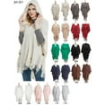 thumbnail image 5 of Pull Grande Taille Printemps Automne Hiver avec Capuche et Boutons, 5 of 5