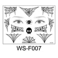 thumbnail image 1 of Halloween Spider Face Tattoos Stickers Spider Webs Temporary Tattoos Waterproof, 1 of 4