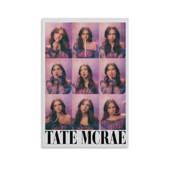 Tate-McRae Poster (30) Poster Decorative Painting Canvas Wall Art Living Room Posters Bedroom Painting 16x24inch(40x60cm)