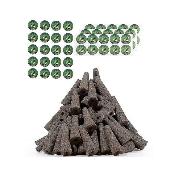Grow Sponges For , 100 Pack Hydroponic Pods & 50 Seed Pod Labels For Indoor Growing System--