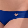 thumbnail image 4 of Warop Bas de Maillot de Bain pour Femmes de Couleur Unie avec Découpes en Forme de Cœur, Design Triangle pour la Plage et la Piscine, 4 of 4