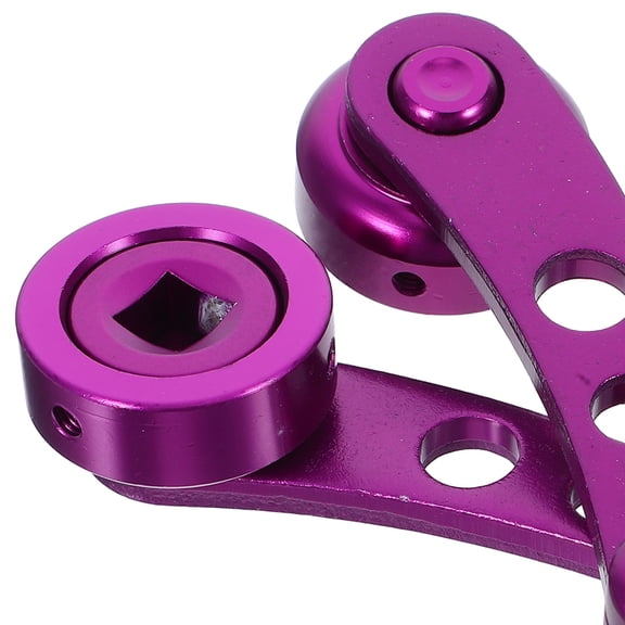 1 Set Car Window Handle Aluminum Alloy Window Crank Handle Universal Car Window Handle Replacement Door Accessories- Purple