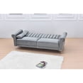 thumbnail image 2 of 5 PCS Corduroy Flexible Combination Sectional Sofa Dark Grey, 2 of 10