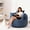 Blue, variant on CKEASEAN 39" Modern Swivel Barrel Chair, 360° Swivel Accent Barrel Chair with 3 Pillow, Ergonomic Design, Comfy Upholstered Single Sofa for Living Room/Bedroom/Office, Easy to Assemble