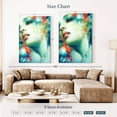 thumbnail image 4 of Elephant Stock Lady Scale Wall Art - Vertical Canvas Wall Art - Living Room Wall Decor - People Canvas - Teal And Turquoise Decor By Anna Dittmann - 32" x 48", 4 of 8
