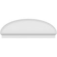 thumbnail image 3 of Ekena Millwork 62"W x 22-3/8"H x 2-3/4"P Elliptical Smooth Architectural Grade PVC Combination Pediment, 3 of 7