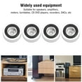 thumbnail image 3 of Speaker Isolation Spike Pads, Prevent Rattling Increase Air  Aluminum Alloy Silver Speaker Isolation Feet  for CD DVD Player, 3 of 7