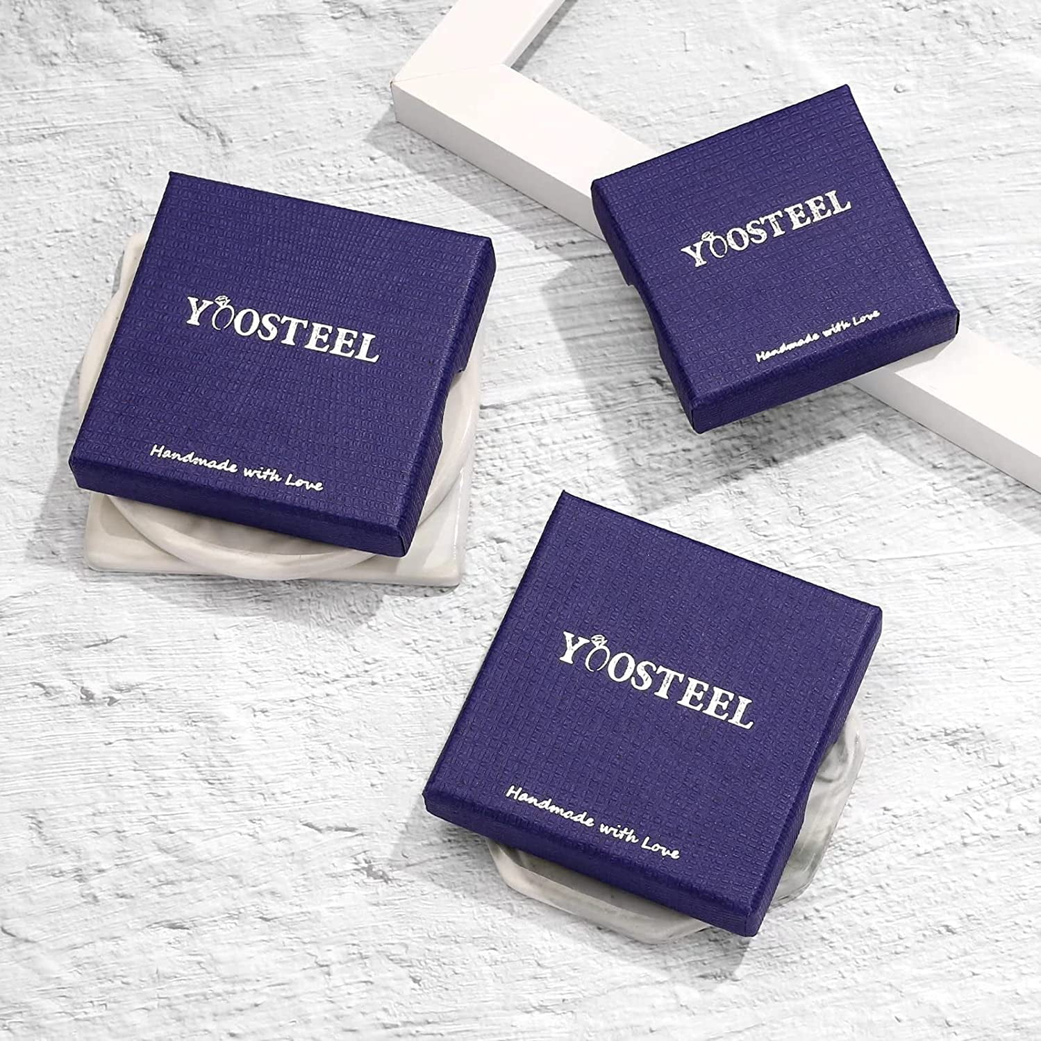 Yoosteel Gold Initial Necklaces for 