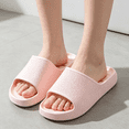 thumbnail image 4 of Womens Shower Shoes Casual Fashion Home Slippers Shower Shoes Pool Slides Sandals Thick Sole Soft Sole Lightweight Breathable Slippers Pink 7 [EU-38], 4 of 5