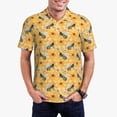 thumbnail image 1 of Balery Bee Wasp Camisa Polo de Hombre con Estampado, de Manga Corta y Tejido Medio, Camisa Tipo Golf Polo-Large, 1 of 6