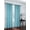 Turquoise, variant on 2 Pack: Regal Home Collections Ultra Luxurious Semi Sheer Shimmer Grommet Top Curtain Panels - Turquoise