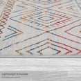 thumbnail image 4 of Washable Skid-Resistant Runner Rug Geometric Multi 24" x 60", 4 of 9