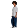 thumbnail image 3 of Zfeel Kids Breathable Moisture-Wicking T-Shirt, Comfortable Short Sleeve Casual Tee, Silver, XS, 3 of 6